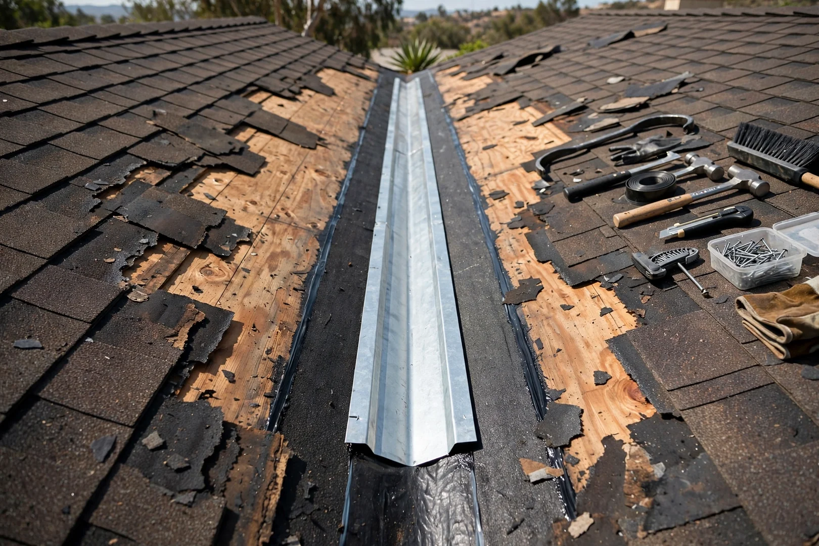 Storm-Damaged Roof Replaced After Wind Uplift